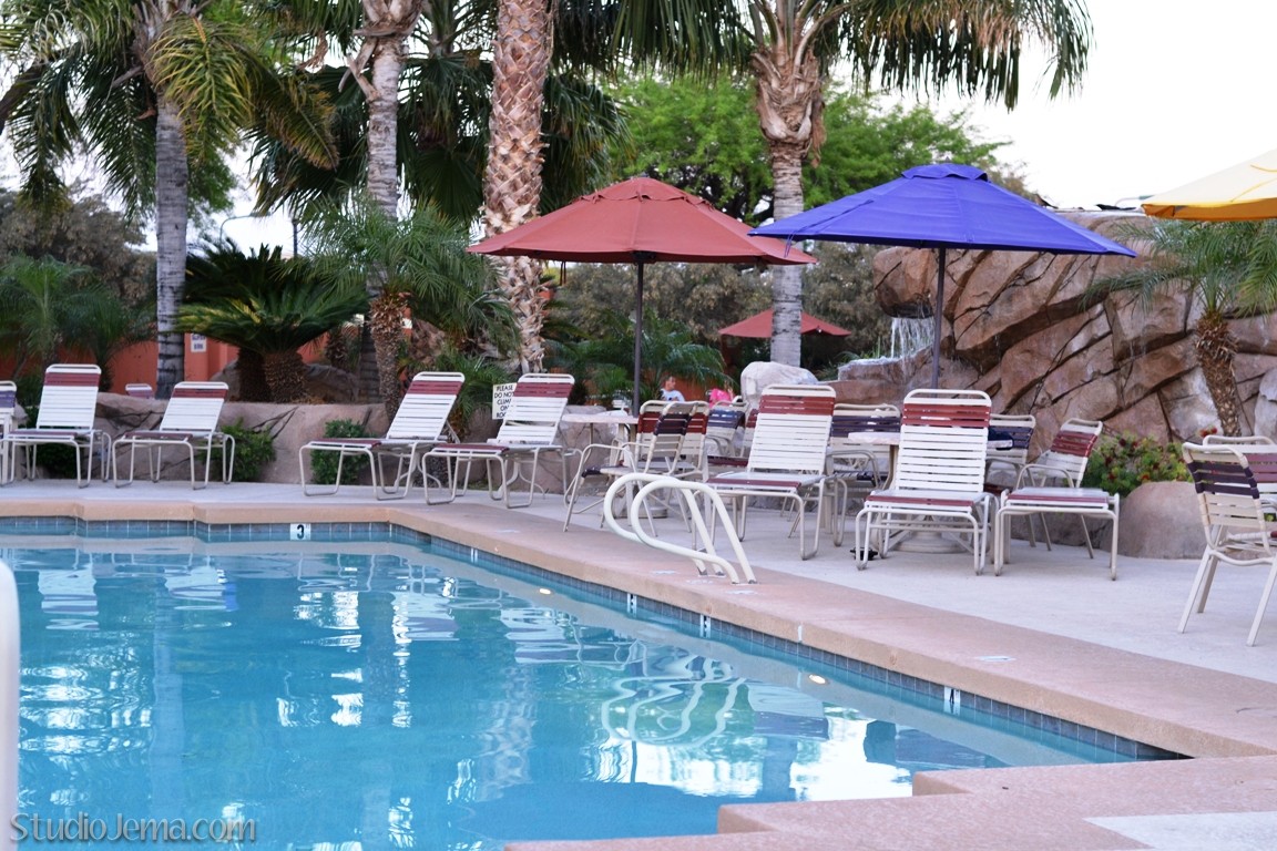 Pool at Monte Vista RV Resort in Mesa, Arizona. Gypsy Jema